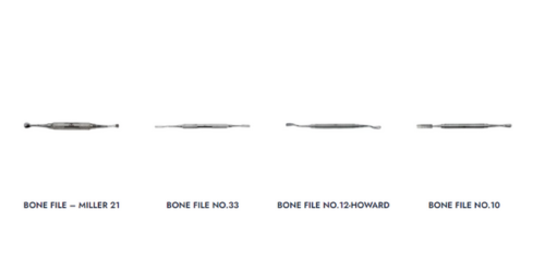use of dental surgical instrument -Bone Files