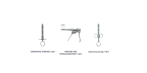 use of dental surgical instrument - Aspirating Syringes