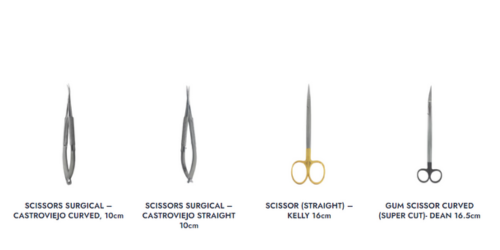 use of dental surgical instrument - Dental Scissors