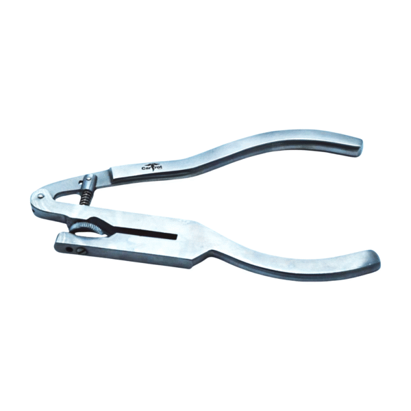 Ivory Rubber Dam Punch 17cm Stainless Steel Dental Isolation Instrument