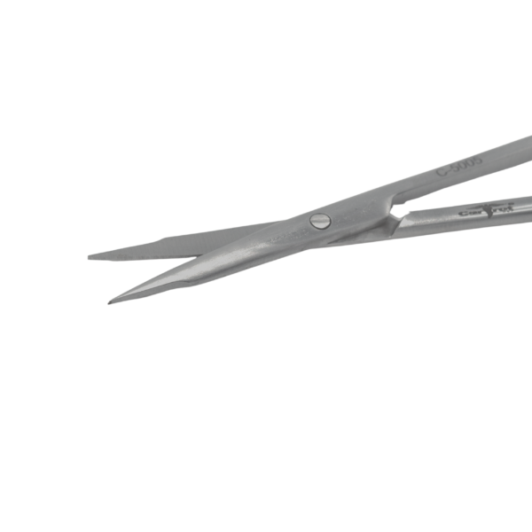 GOLDMANN FOX SERRATED SCISSOR-STRAIGHT, 11.5cm